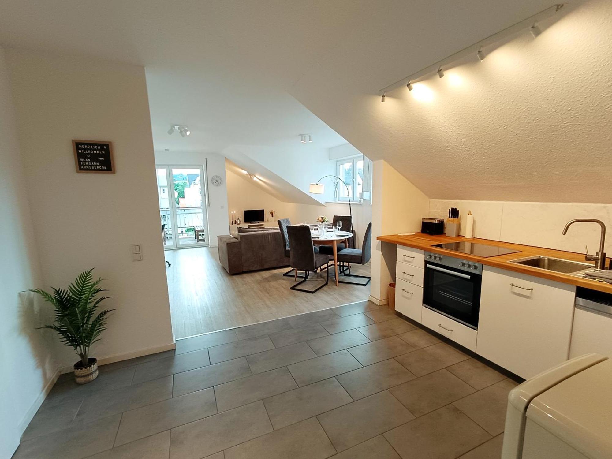 Ruhrheimat Ferienwohnung Am Ruhrtalradweg In Arnsberg Exterior photo